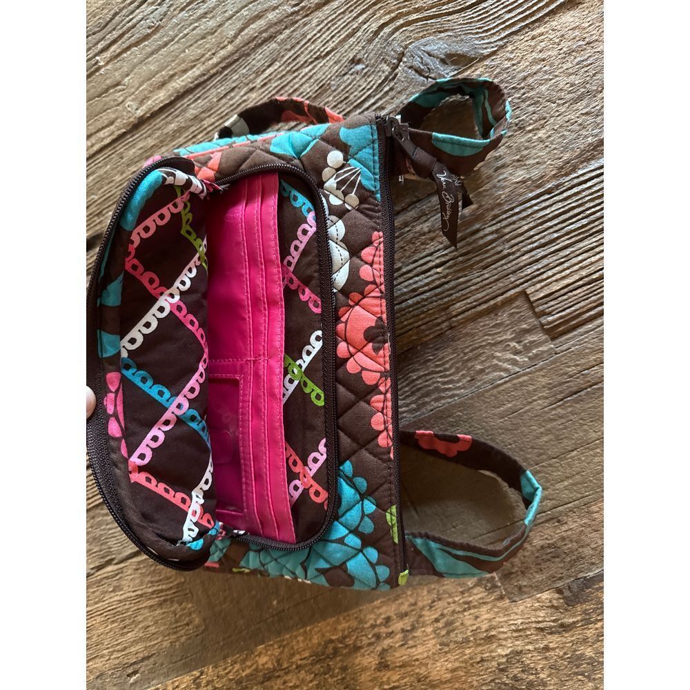 Vera Bradley Quilted Floral Crossbody Bag - Picture 3 of 7